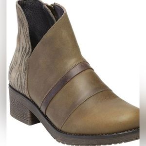 NAOT Emerald Ankle Boots Vintage Pine Olive Suede Leather (Size: 38 US 7)